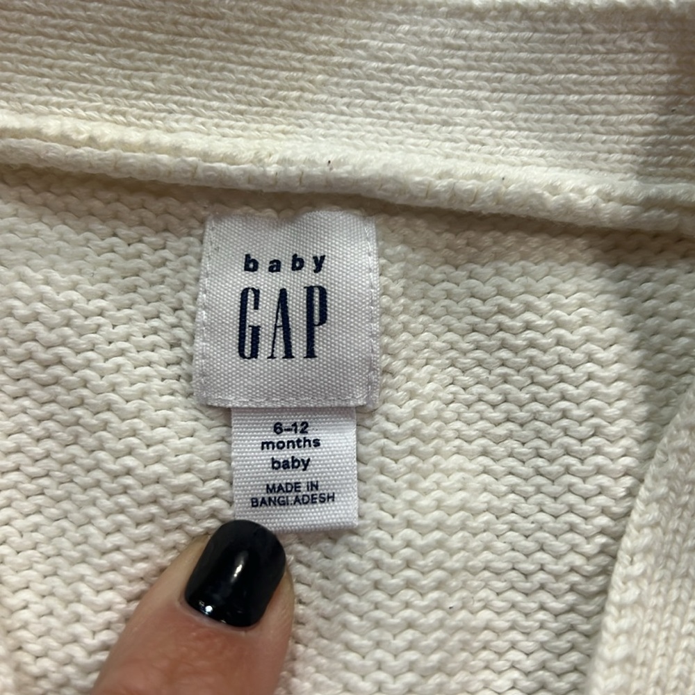 Baby gap bobble cardigan sweater  size 6-12 months - Picture 2 of 6